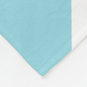 tweekleurig gestreept fleece deken (Hoek)