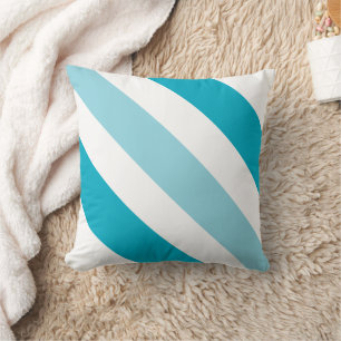 tweekleurig gestreept kussen