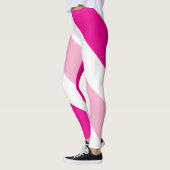 Tweekleurig gestreept leggings (Links)