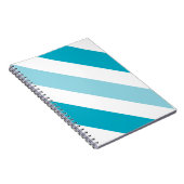 Tweekleurig gestreept notitieboek (Rechterzijde)