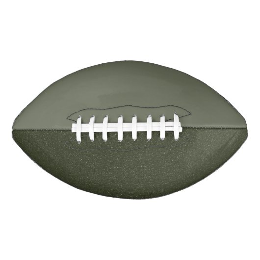 Tweekleurig Moss Groen Custom Football (Voorkant)