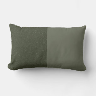 Tweekleurig Moss Groen Sierkussen – Custom Design Kussen