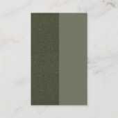 Tweekleurig Moss Groen Visitekaartje – (Voorkant)