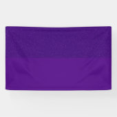 Tweekleurig paars glitter-evenementenspandoek – Aa Spandoek (Horizontaal)
