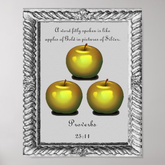 tweekleurig poster spreekwoord (Voorkant)