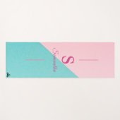 Tweekleurig  yogamat (Voorkant (horizontaal))