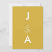 Tweekleurige bewerkbare moderne minimalistische ui kaart (Voorkant)