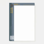 Tweekleurige Business Post-it® Notes (Voorkant)