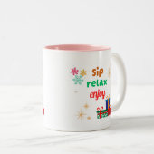 Tweekleurige Classic Coffee Mok, 11 oz Tweekleurige Koffiemok (Voorkant rechts)