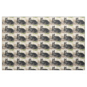 tweekleurige duitse herderslegger stof (Fat Quarter)