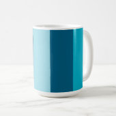 tweekleurige gestreepte Mok (Voorkant rechts)