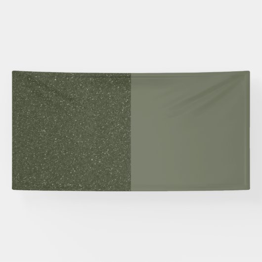 Tweekleurige groene aangepaste banner (Horizontaal)