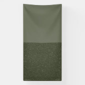 Tweekleurige groene aangepaste banner (Verticaal)