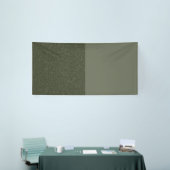 Tweekleurige groene aangepaste banner (Beurs)