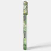 Tweekleurige groene marmeren Monogram Cell Case-Mate iPhone Case (Achterkant / Rechts)