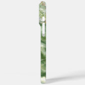 Tweekleurige groene marmeren Monogram Cell Case-Mate iPhone Case (Achterkant / Links)