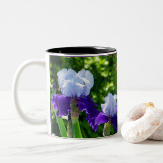 Tweekleurige Iris Beauties Koffiemok