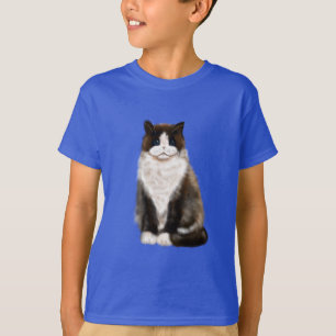 tweekleurige manxkat t-shirt