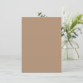 Tweekleurige minimale trouwdetails uitnodiging (Staand voorkant)