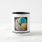 Tweekleurige mok, 450 ml mok (Midden)