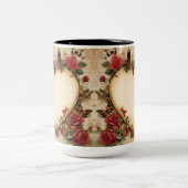 Tweekleurige mok Personalized Valentine Coffee Mug (Center)