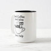 Tweekleurige mok - Verrast door Sneaky Weasel Coff (Voorkant links)