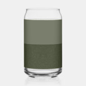 Tweekleurige Moss Green Custom Drinkware Glass Can Blikvorm Glas (Rechts)