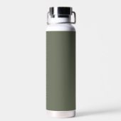 Tweekleurige Moss Green Custom Fles (Achterkant)