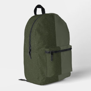 Tweekleurige Moss Green Rugzak – Aangepast ontwerp