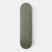 Tweekleurige Moss Green Skateboard Deck - (Voorkant)