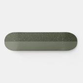Tweekleurige Moss Green Skateboard Deck -  (Horizontaal)