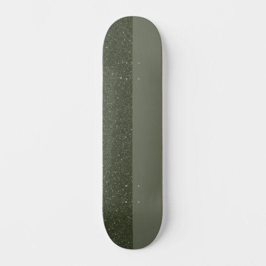 Tweekleurige Moss Green Skateboard Deck -  (Voorkant)