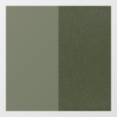 Tweekleurige Moss Green Window Cling – Raamsticker (Vel)