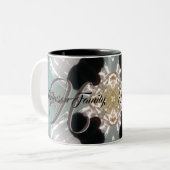 Tweekleurige Neutral Coffee Mok - Minimalistisch B (Voorkant links)