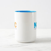 Tweekleurige New World Chorale-Mok Tweekleurige Koffiemok (Center)