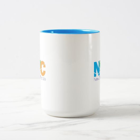 Tweekleurige New World Chorale-Mok Tweekleurige Koffiemok (Center)