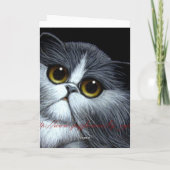 TWEEKLEURIGE PERZISCHE KAT - KAART VAN VALENTIJNS (Achterkant)