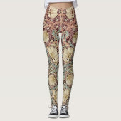 Tweekleurige Pimpernel Dusty Pink & Blue Morris Leggings (Voorkant)