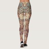 Tweekleurige Pimpernel Dusty Pink & Blue Morris Leggings (Achterkant)