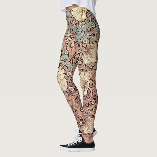 Tweekleurige Pimpernel Dusty Pink & Blue Morris Leggings (Links)