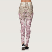 Tweekleurige Pimpernel Dusty Pink & Cream Morris Leggings (Achterkant)