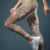 Tweekleurige Pimpernel Dusty Pink & Cream Morris Leggings