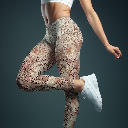 Tweekleurige Pimpernel Dusty Pink & Cream Morris Leggings
