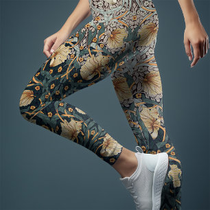 Tweekleurige Pimpernel Yellow & Blauwgroen Blue Mo Leggings