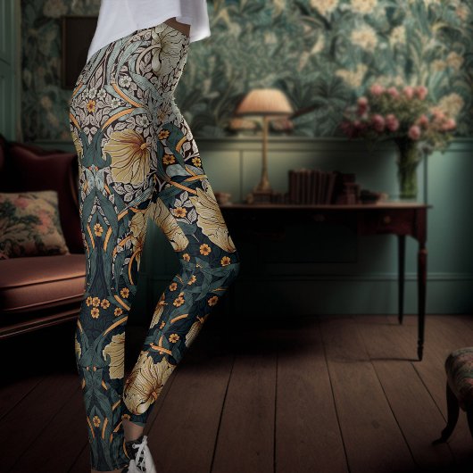 Tweekleurige Pimpernel Yellow & Blauwgroen Blue Mo Leggings