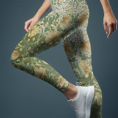 Tweekleurige Pimpernel Yellow & Green William Morr Leggings