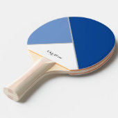 tweekleurige Ping Pong Paddle Tafeltennisbatje (Voorkant Gekanteld)