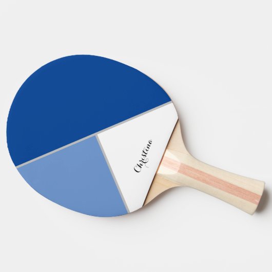 tweekleurige Ping Pong Paddle Tafeltennisbatje (Zijkant)