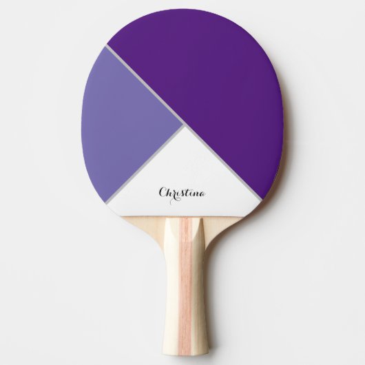  tweekleurige Ping Pong Paddle Tafeltennisbatje (Voorkant)
