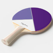  tweekleurige Ping Pong Paddle Tafeltennisbatje (Voorkant Gekanteld)